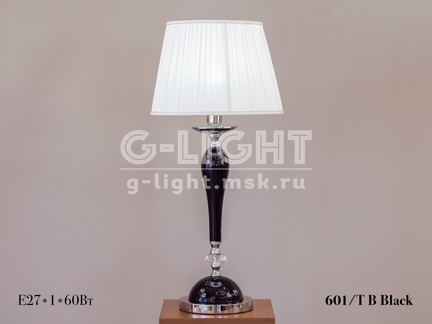 Настольная лампа 601/T B Black - изображение 5