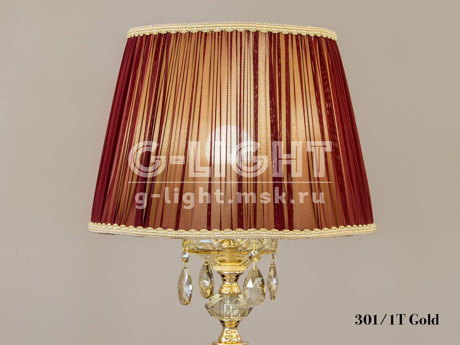 Настольная лампа G-Light 301/1T Gold - изображение 3
