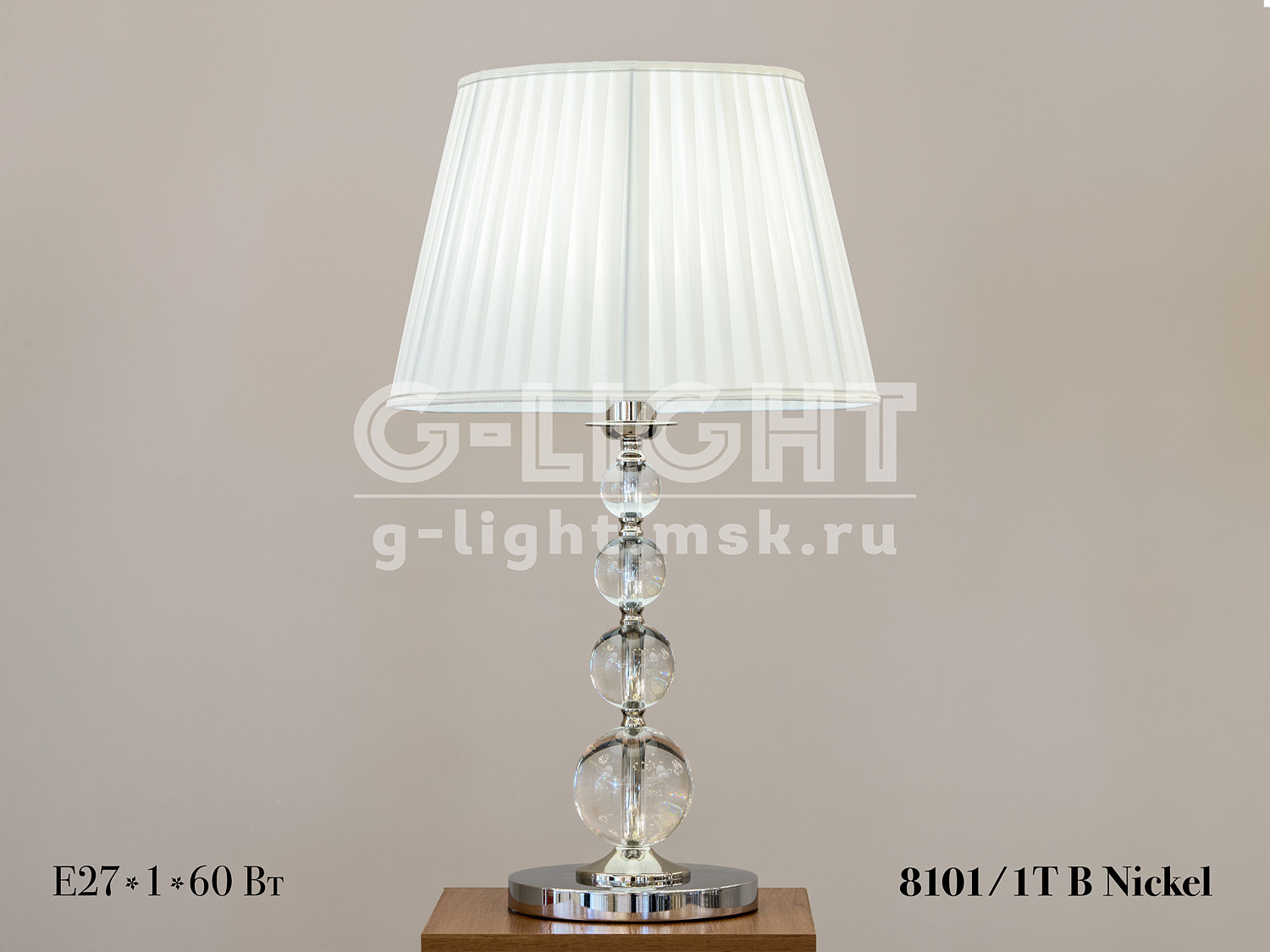 Настольная лампа 8101/1T B Nickel - изображение 5