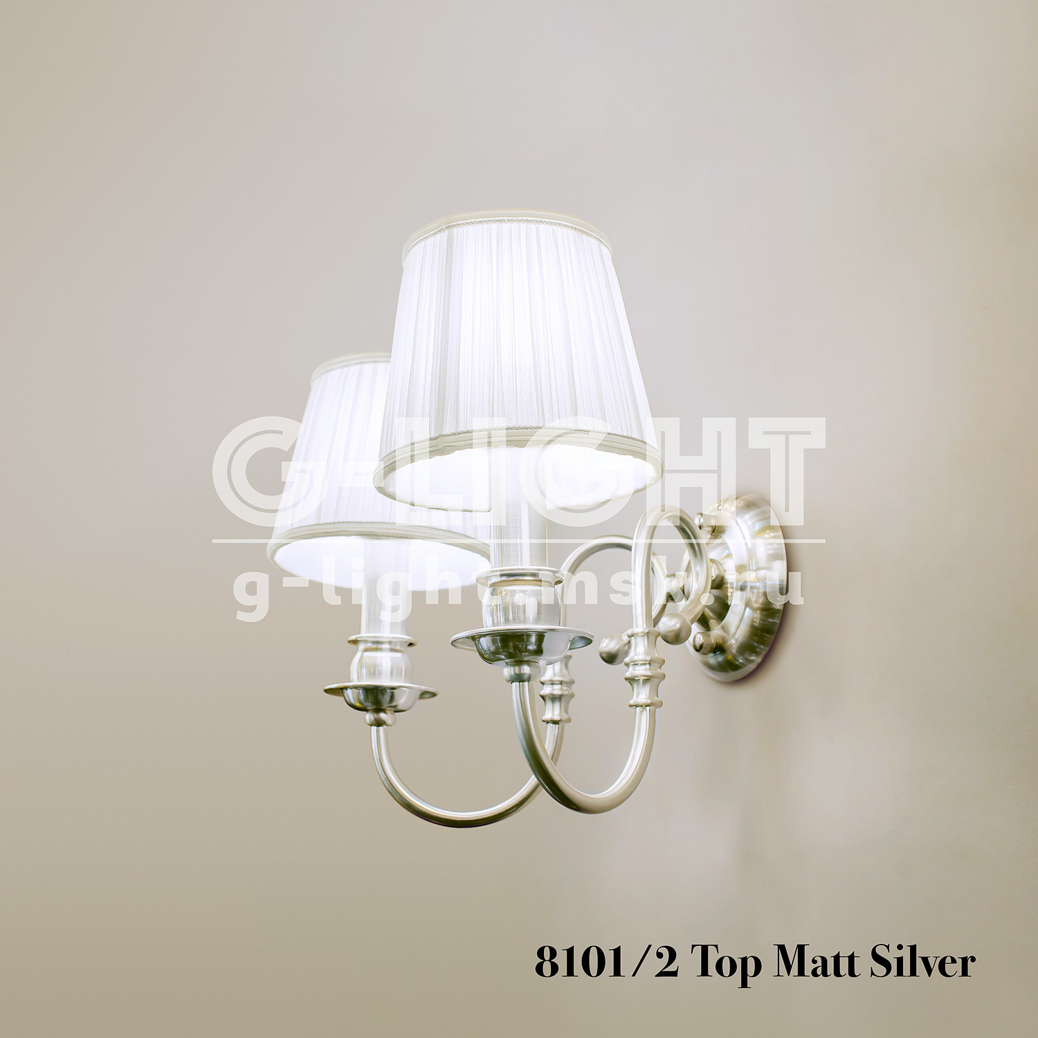 Бра G-Light 8101/2 Top Matt Silver - изображение 2
