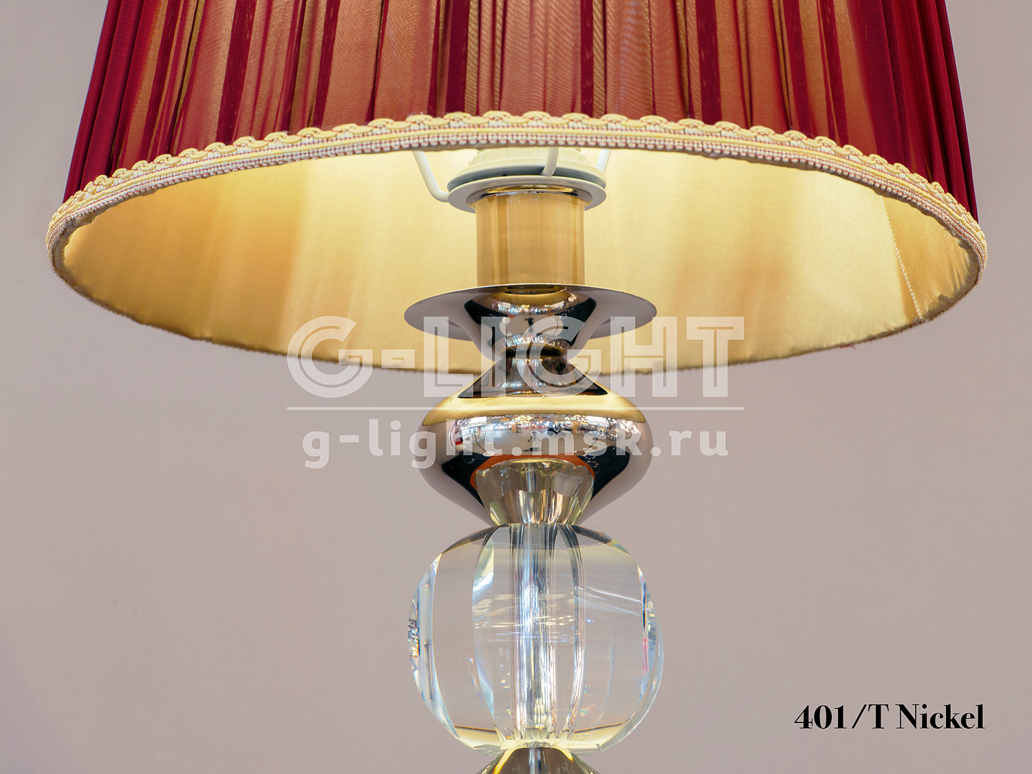 Настольная лампа 401/T Nickel - изображение 4