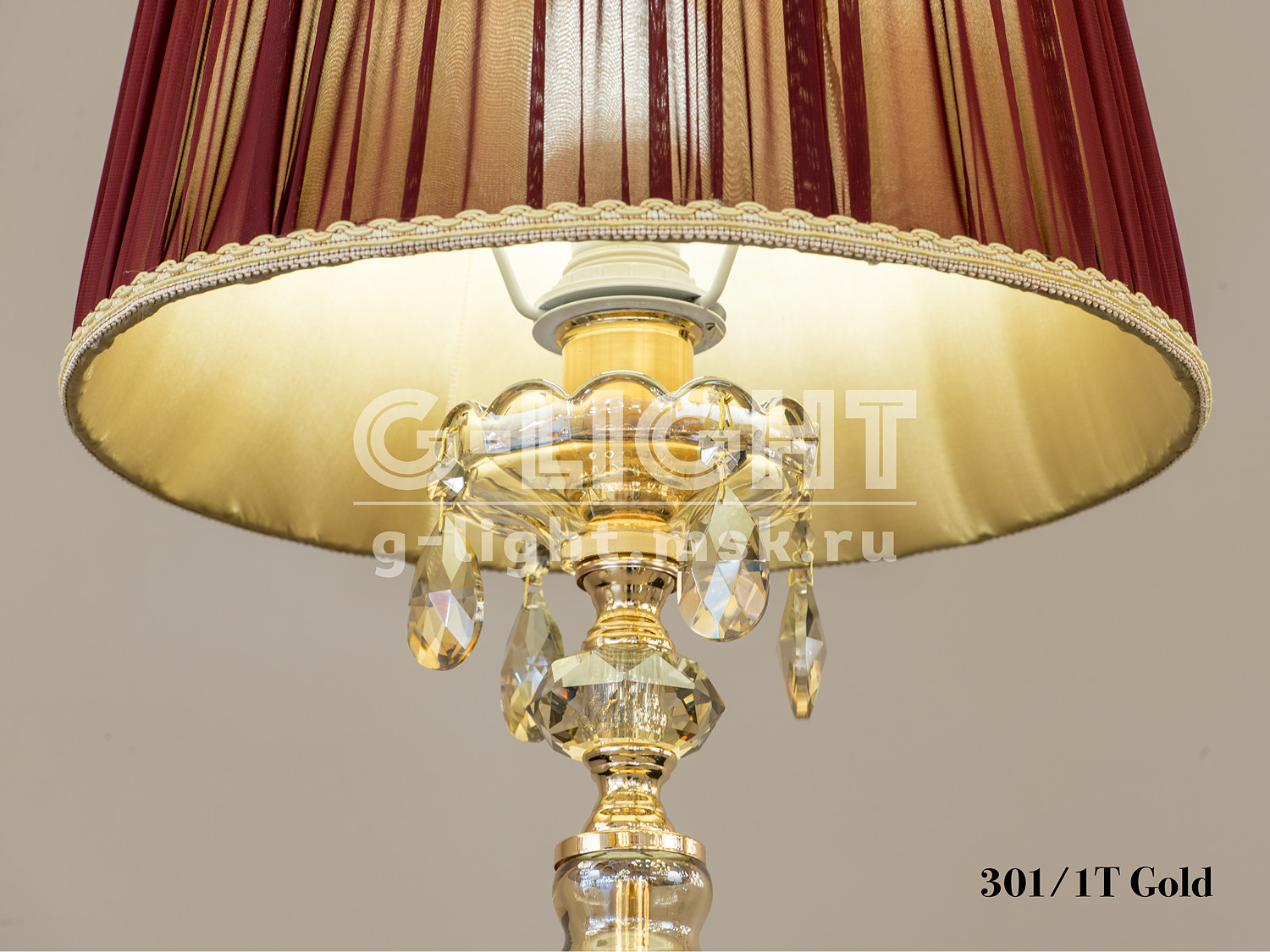 Настольная лампа G-Light 301/1T Gold - изображение 2